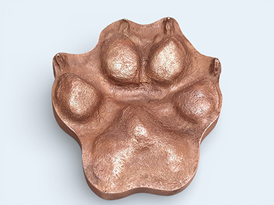 Giant bronze dog Pet-Paw