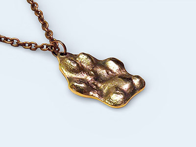 Bronze Pet-Paw Pendant