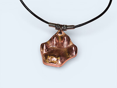 Bronze Pet-Paw Pendant